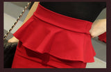 Elegant Open Slit Skirts
