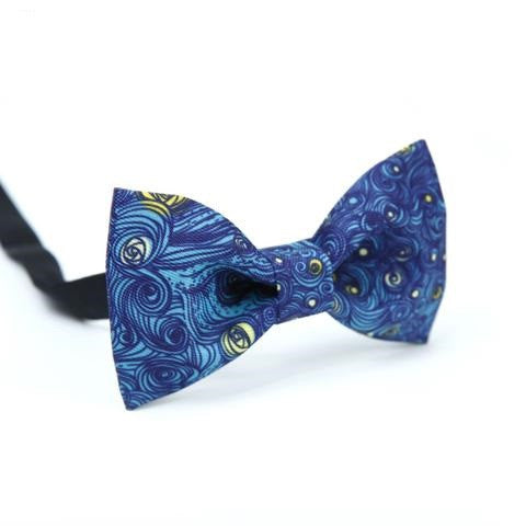 LV Starry Night Bow Tie - Luxury S00 Black