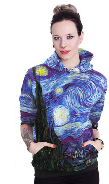 Van Gogh Starry Night Hoodie Chicific