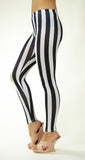 Black and White Spandex Zebra  Sexy Leggings