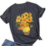 Camiseta dos girassóis de Vincent van Gogh
