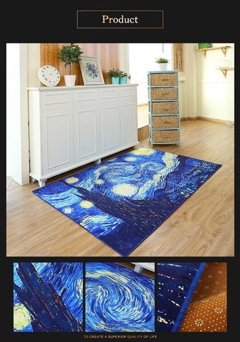 Van Gogh, Starry Night Carpets