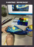 Sapatos pintados à mão Vincent van Gogh