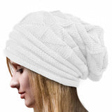 Chapéu de malha de malha de lã de inverno