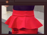Elegant Open Slit Skirts