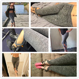Leggings elásticos para fitness com cintura alta e novo estilo