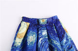 Maxi Skirts Of Van Gogh painting