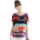 Summer Perspective Colourful Blouse