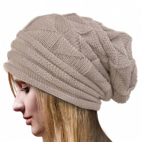 Winter Wool Crochet Knitted Hat