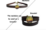 Vincent painting  Leather Choker Necklace